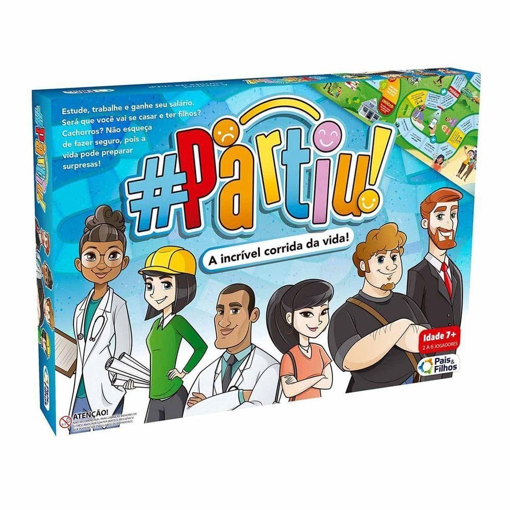 Jogo De Tabuleiro A Incrível Corrida Da Vida - 136 Peças