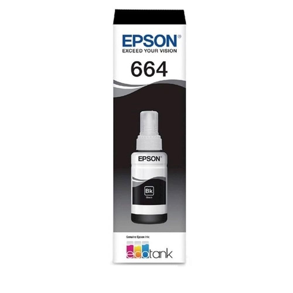 Refil Epson 664 - Preto - 70ml - T664120al
