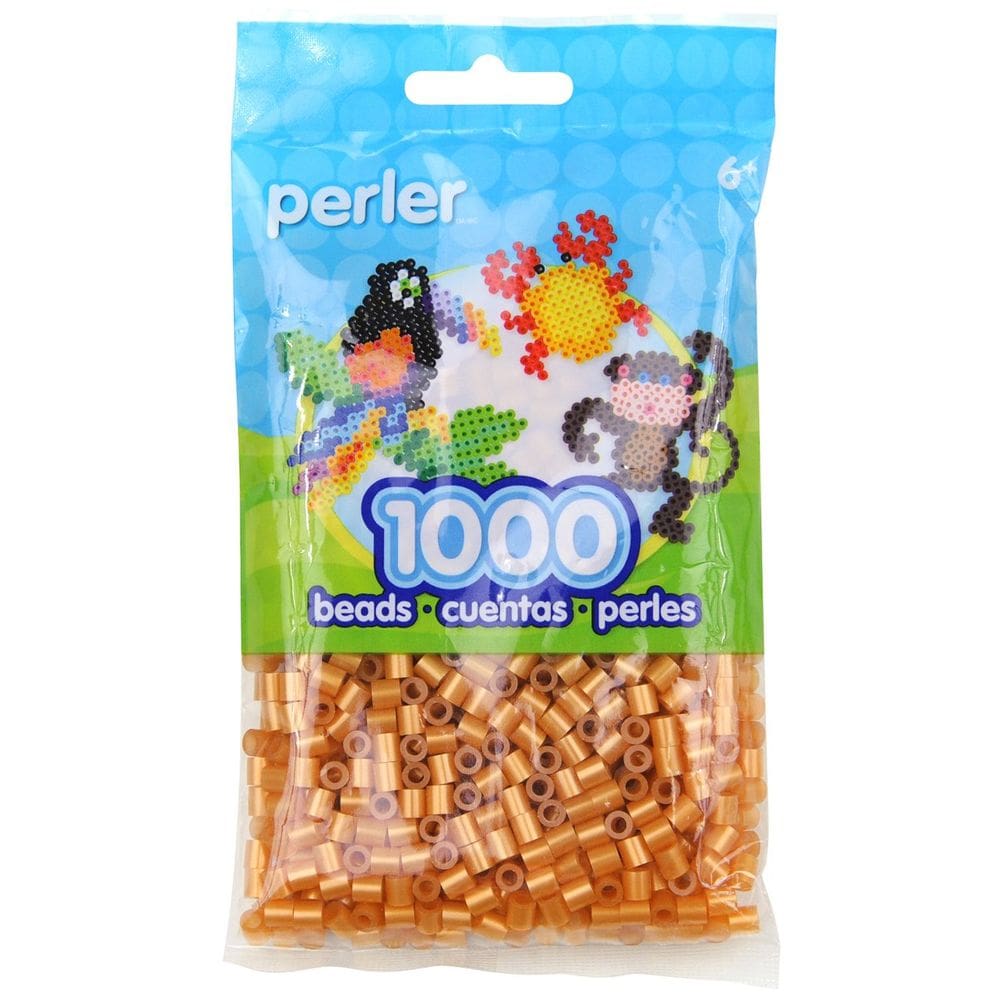 Miçangas Wilton Perler Gold 1000 unidades para artesanato infantil