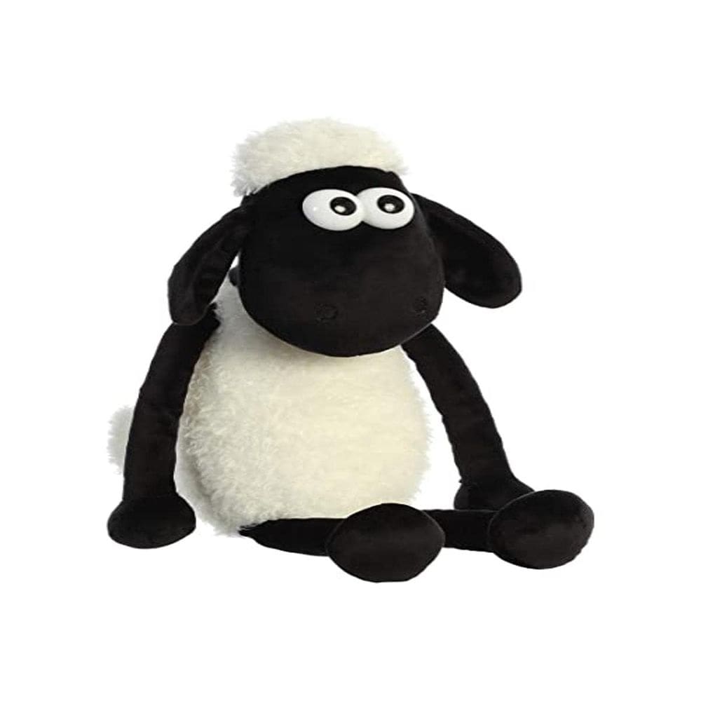 Bicho de pelúcia Aurora Playful Shaun The Sheep 43 cm branco