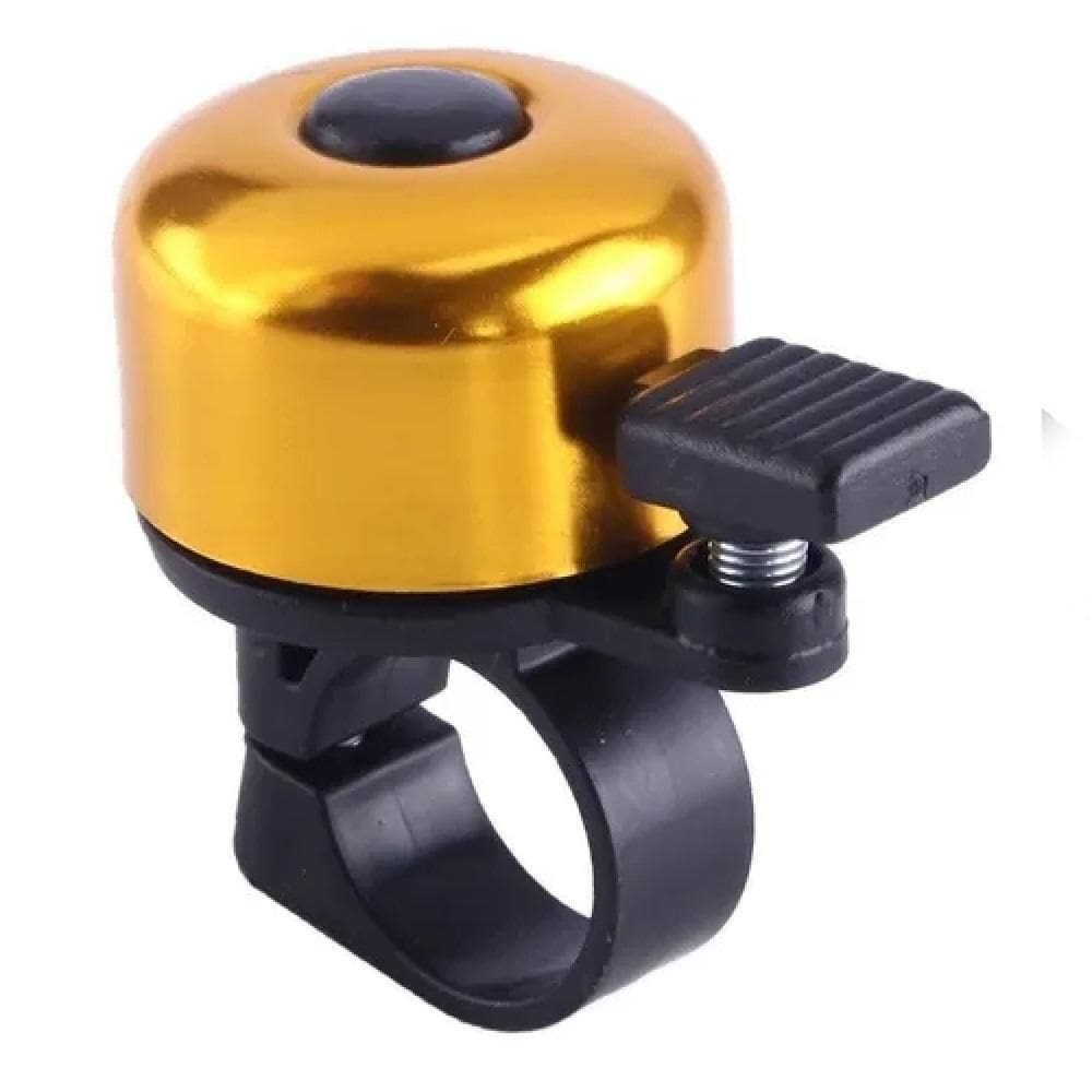 Campainha Bike Estilo Vintage Em Aco Cromado Adulto Infantil Toque Trim Trim Tradicional Dourado