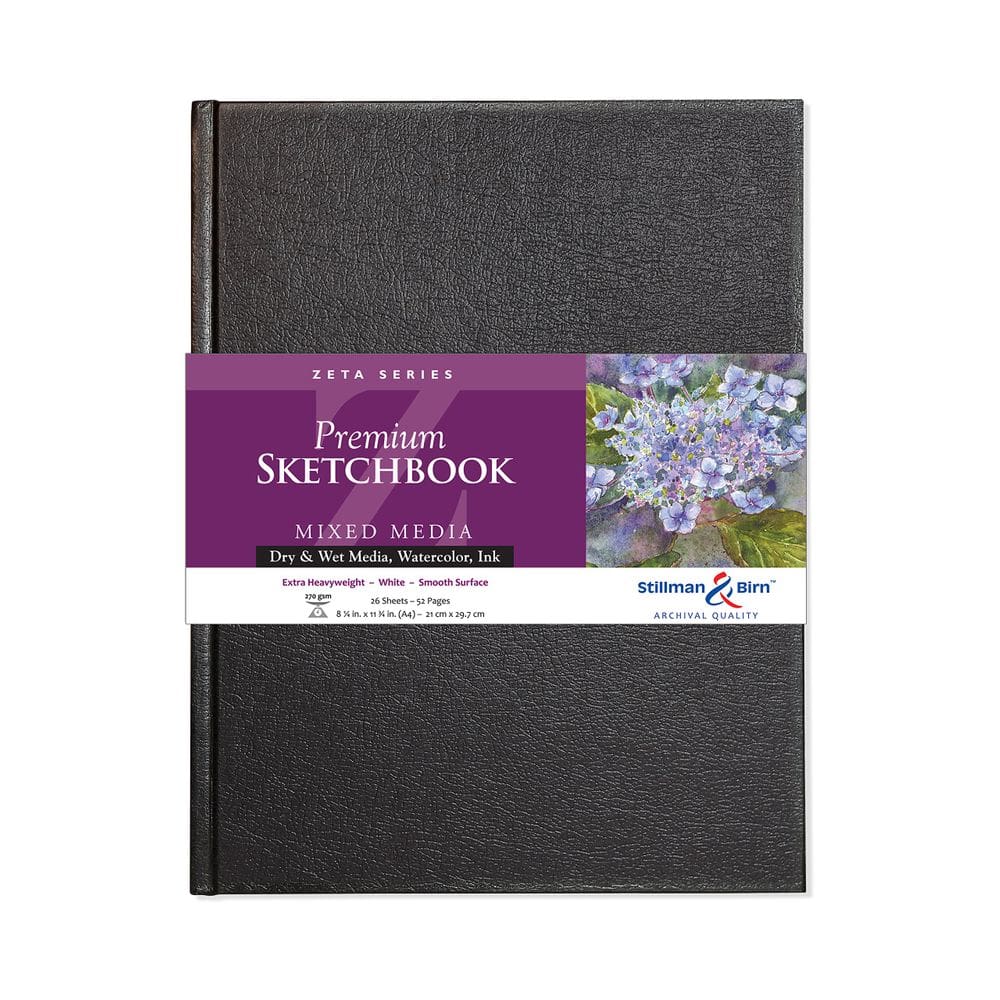 Caderno de esboços Stillman & Birn Zeta Series Capa dura A4 270gsm