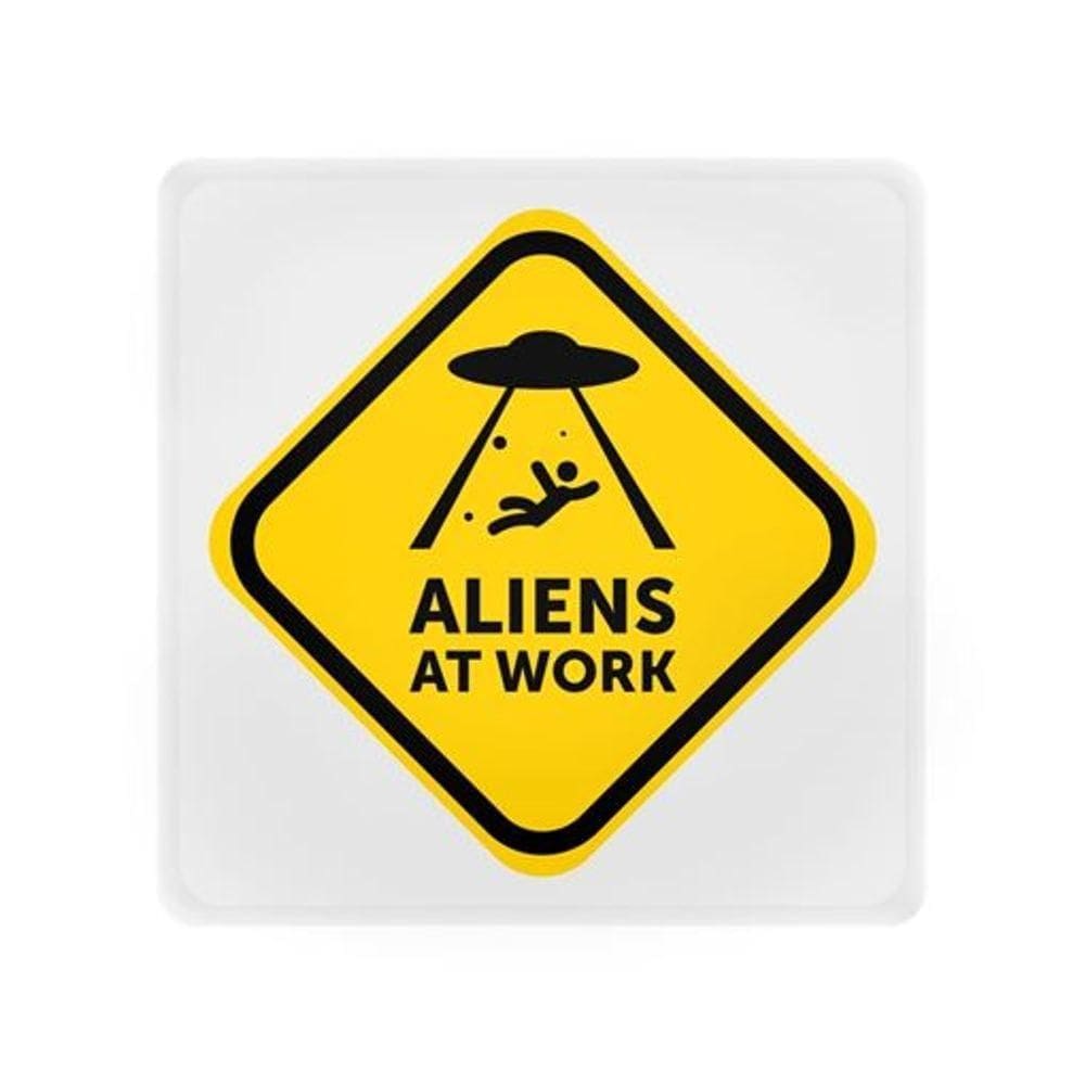 Mini Luminária Box Aliens At Work Usb