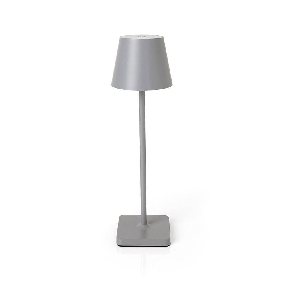 Luminária De Mesa Copa E Cia Tátil Regulável Ross Cinza