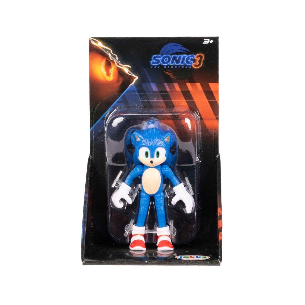 Boneco Sonic De 6Cm - Sonic 3: O Filme