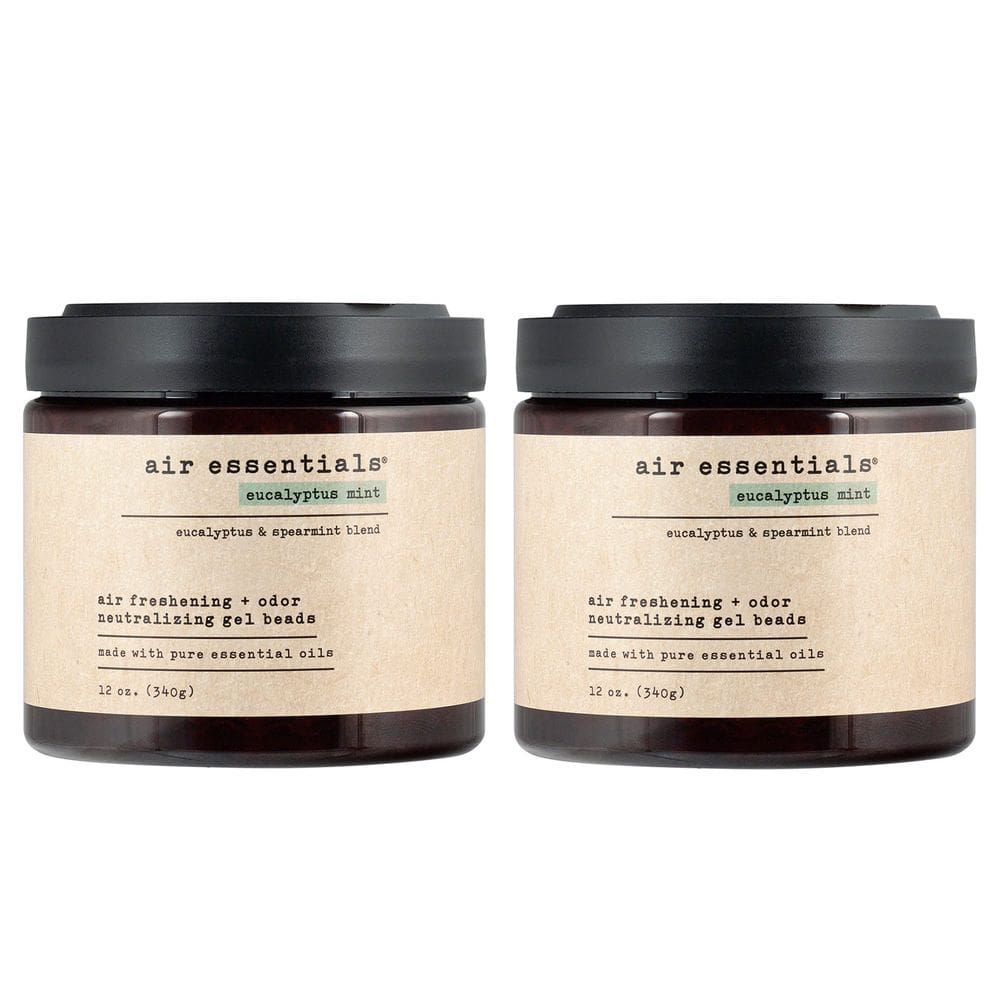 Gel purificador de ar Beads Air Essentials 360 ml, pacote com 2 unidades de eucalipto