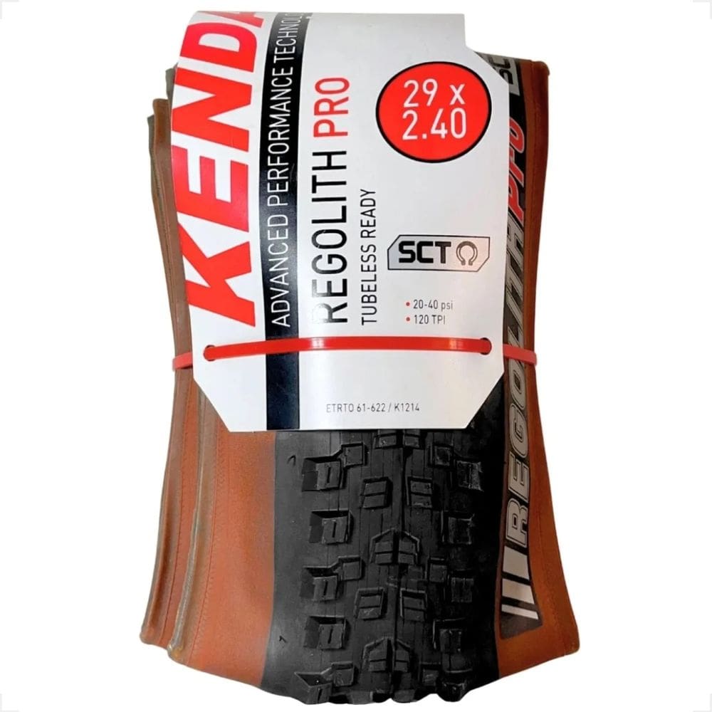Pneu 29x2.40 Kenda Pro Sct Tubeless Kevlar Bike Banda Marrom Cravudo Trilha