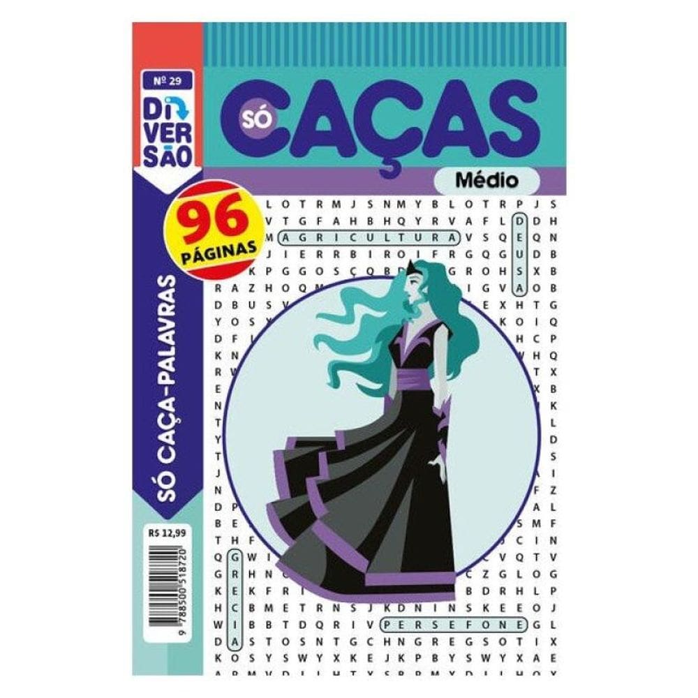 Livro Diversão Só Caça-Palavras 29 - Vol. 29