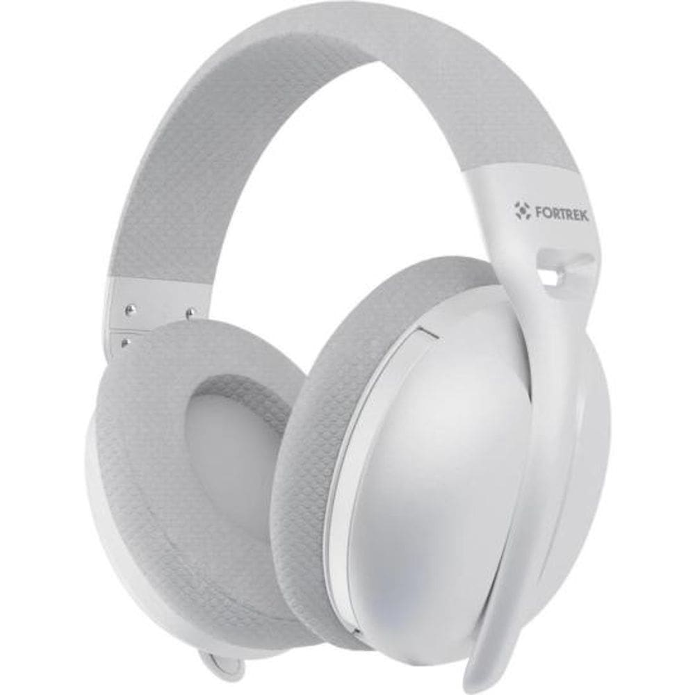 Fortrek Wise Air Headset Sem Fio Branco com Bluetooth 2.4GH