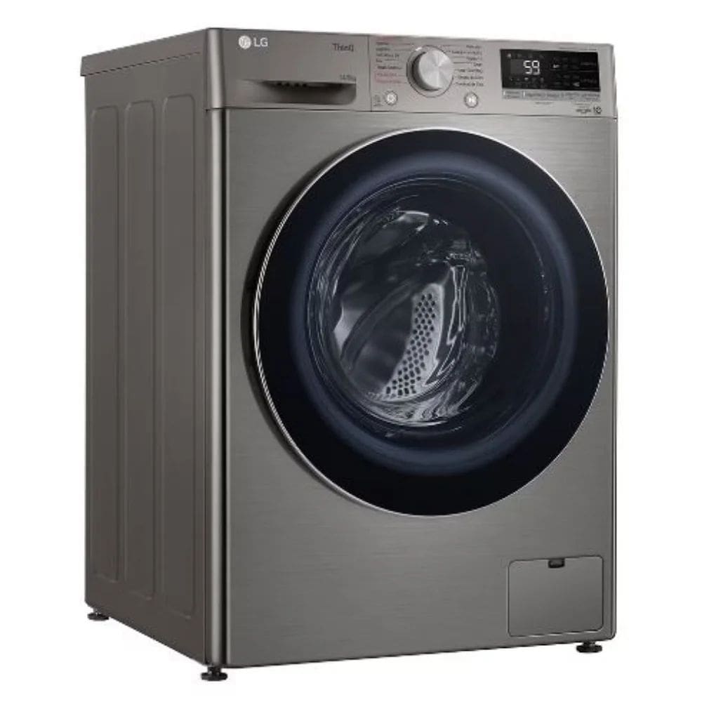 Lava e Seca LG Smart Vc4 14kg Inox Inteligência Artificial Ai DD Cv5014pc4a Inox