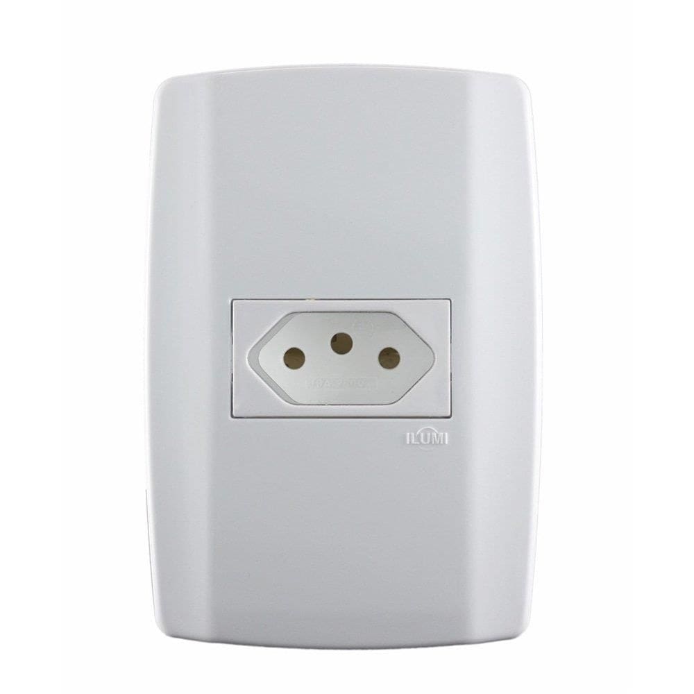 Tomada Slim Ilumi 2P+T 20A Com Placa 4X2