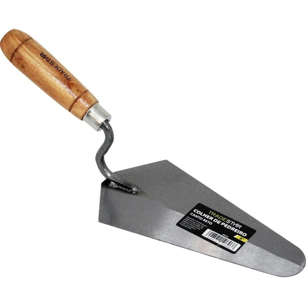 Colher De Pedreiro 8`` Canto Reto Tradestar