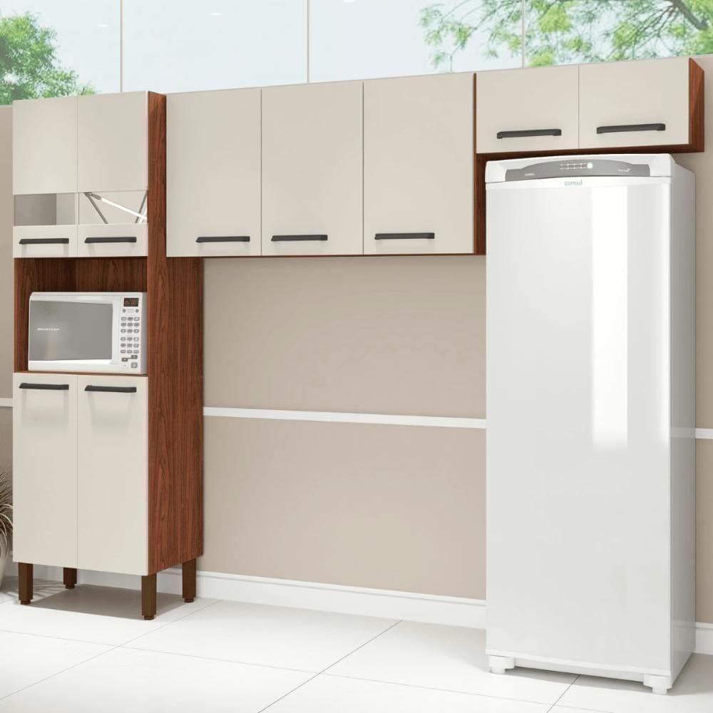 Cozinha Versalhes Nogueira Off-white