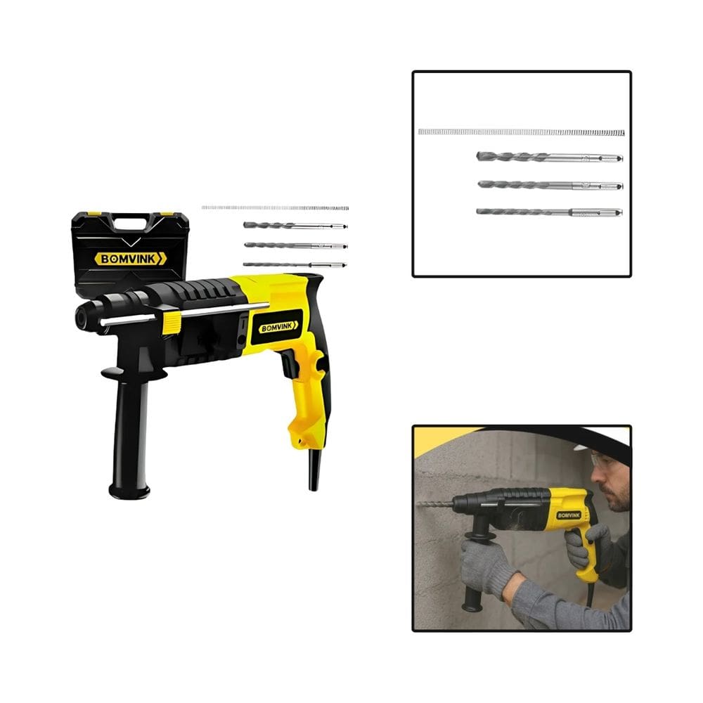 Furadeira E Martelete Com Impacto 110V 220V 800W
