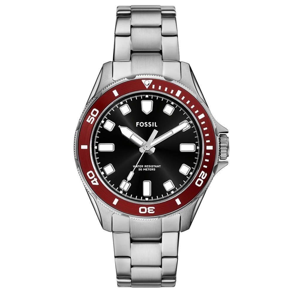 Relógio Fossil Masculino Dalton Prata - Bq2896/1pi