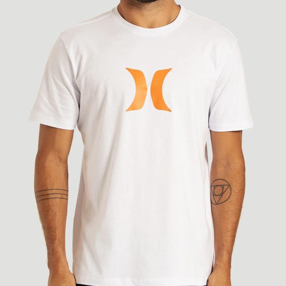 Camiseta Hurley Icon SM26 Masculina Branco