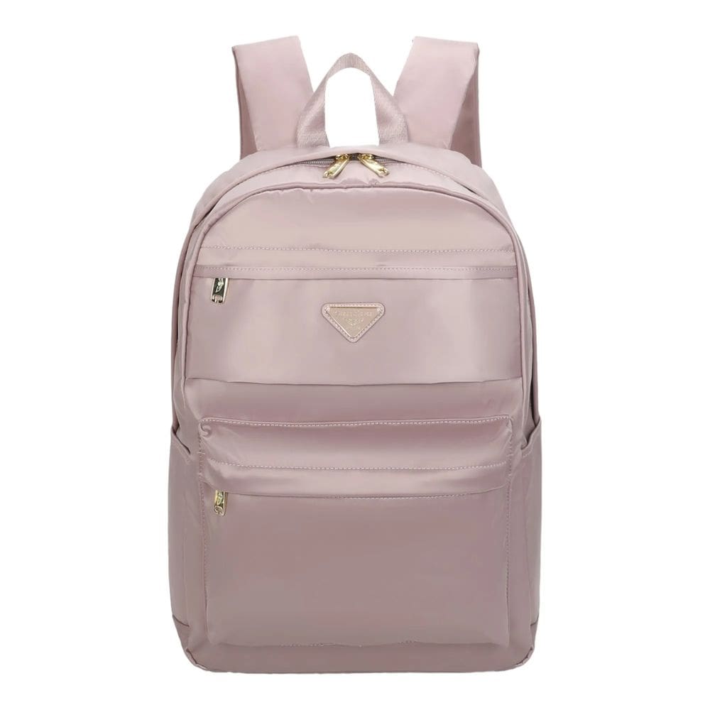 Bolsa Mochila Blossom Nylon Rosa Claro Santino