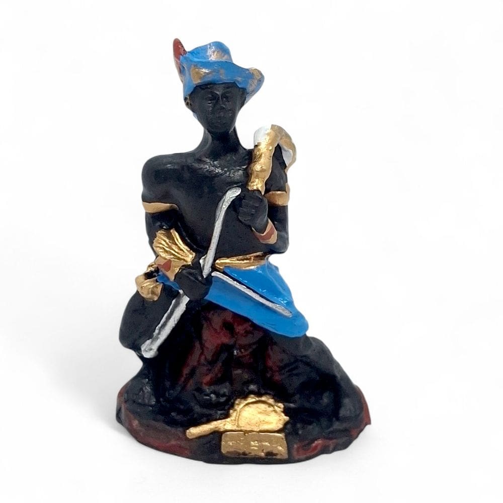 Estátua Imagem Logum Edé Orixá  Senhor da Esperança 9 cm