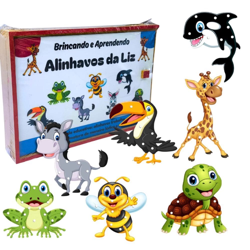 Jogo Educativo Divertido Turma Do Alinhavo Criança Bebe