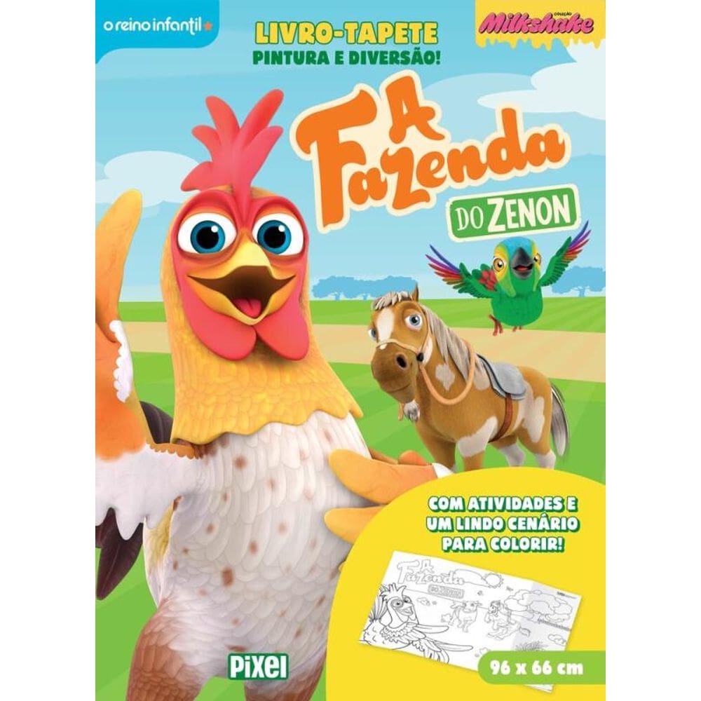 A Fazenda do Zenon: Pintura e diversão! - Livro-tapete