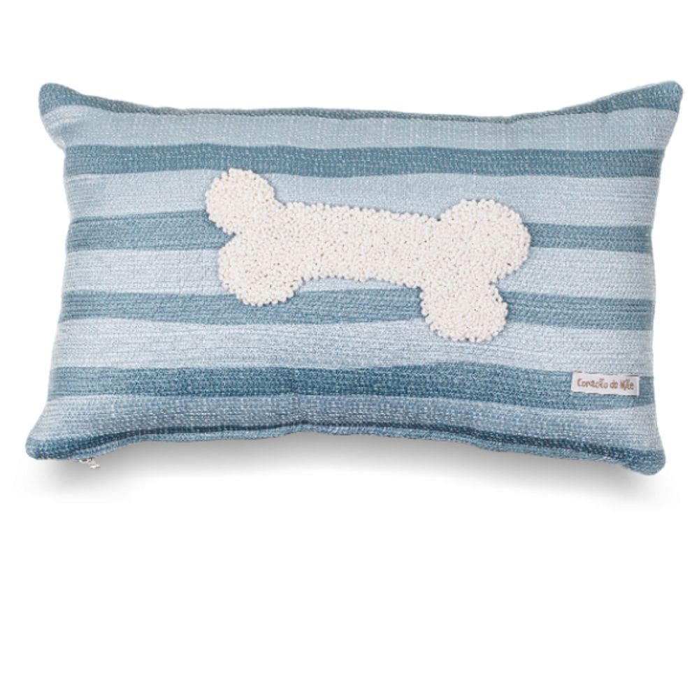 Almofada Dinos - Bordado Osso - Coração de Mãe