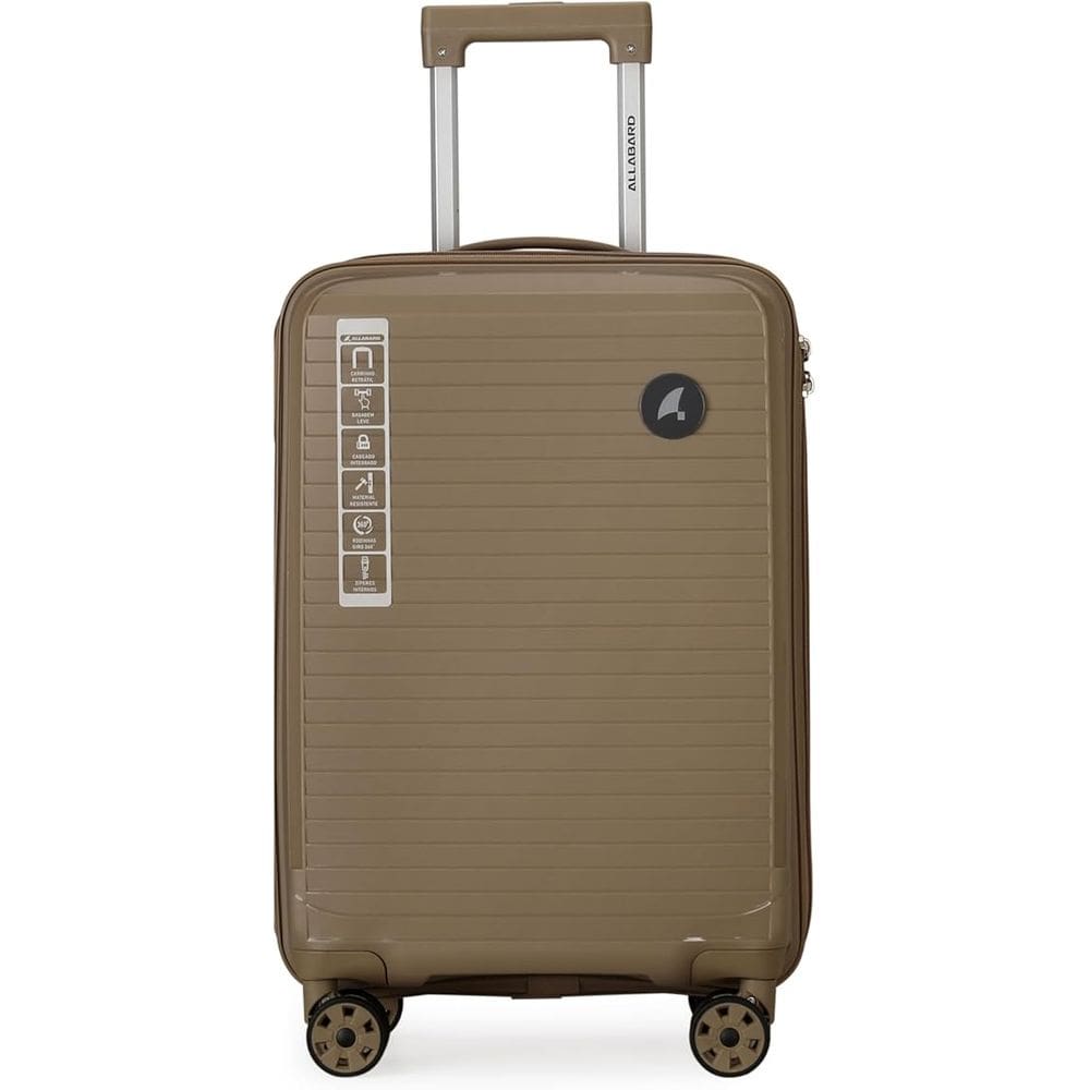 Mala de Viagem 10kg de Bordo em Polipropileno e Zíper Anti Furto com Rodas 360º e Cadeado - Padrão Anac - Allabard