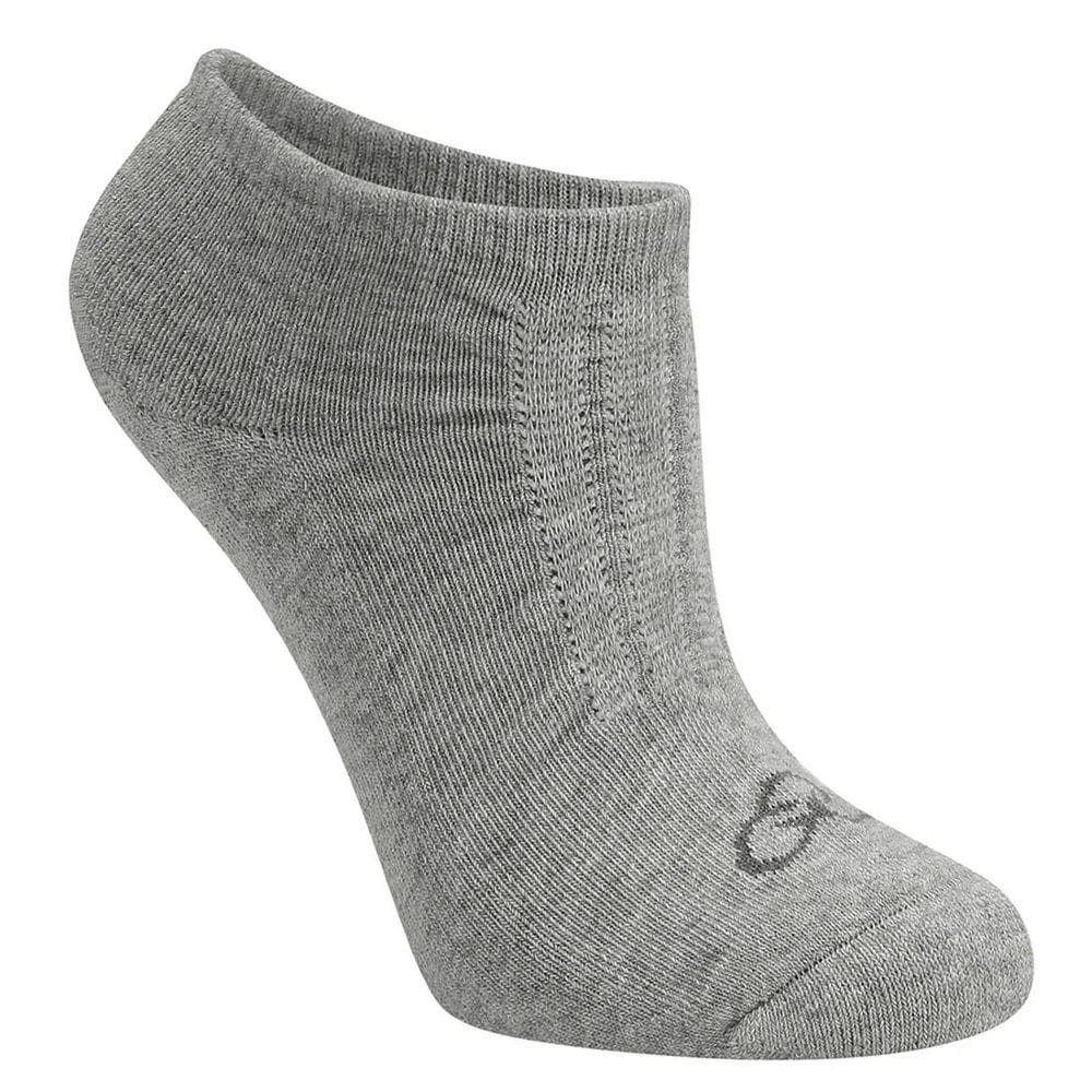 Meia Olympikus Cano Invisível Esportiva Atoalhada Feminina