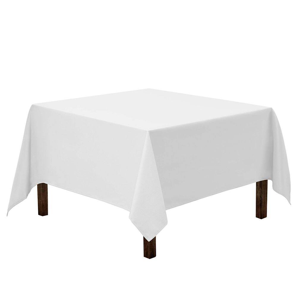 Toalha de mesa Gee Di Moda Square 132x132cm Poliéster branco