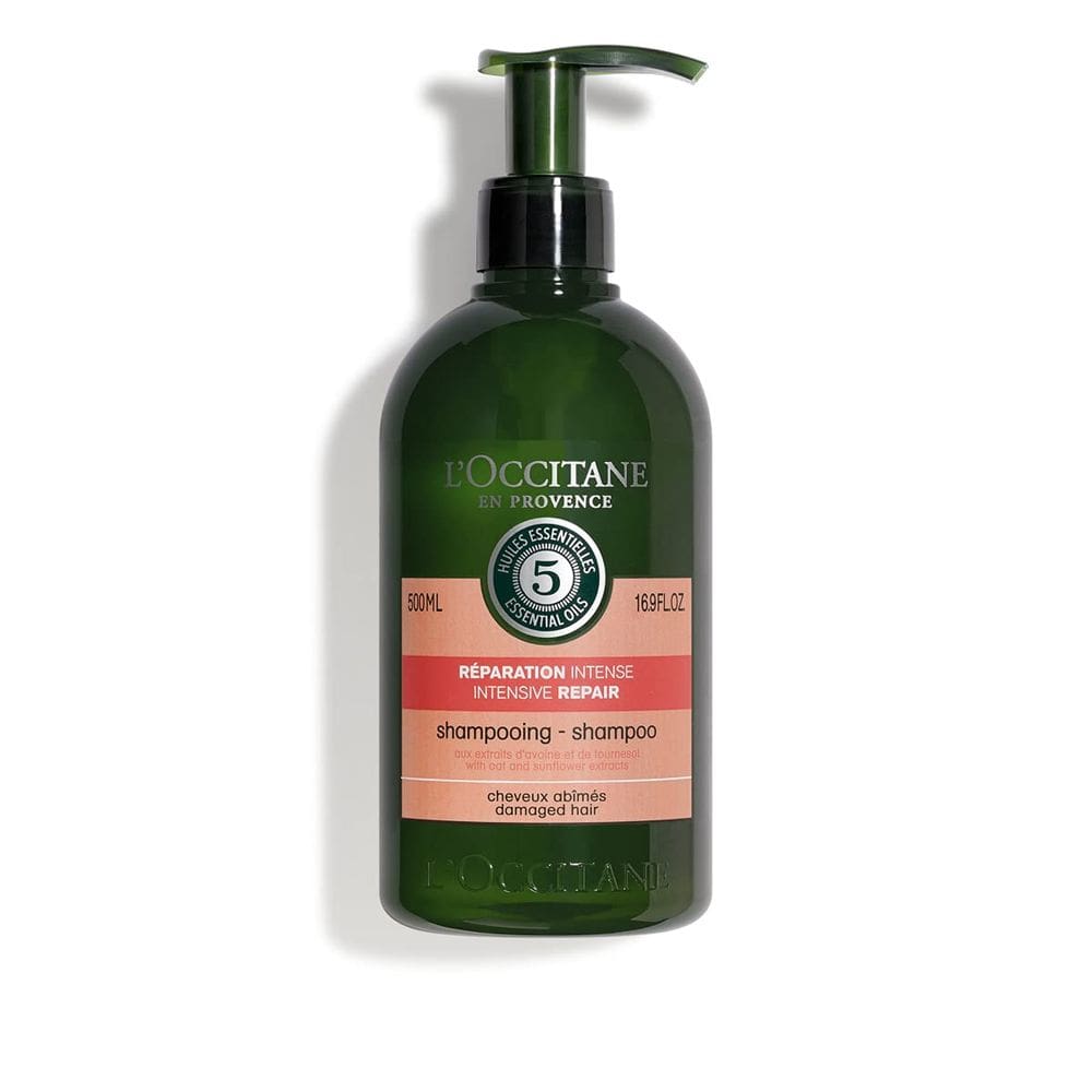 Shampoo L`Occitane Intensive Repair 500ml vegano sem silicone