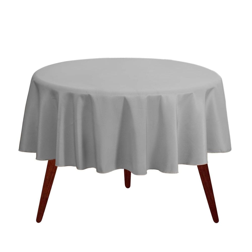 Toalha de mesa Gee Di Moda de carvão vegetal de 120 polegadas para mesa de 152-244 cm