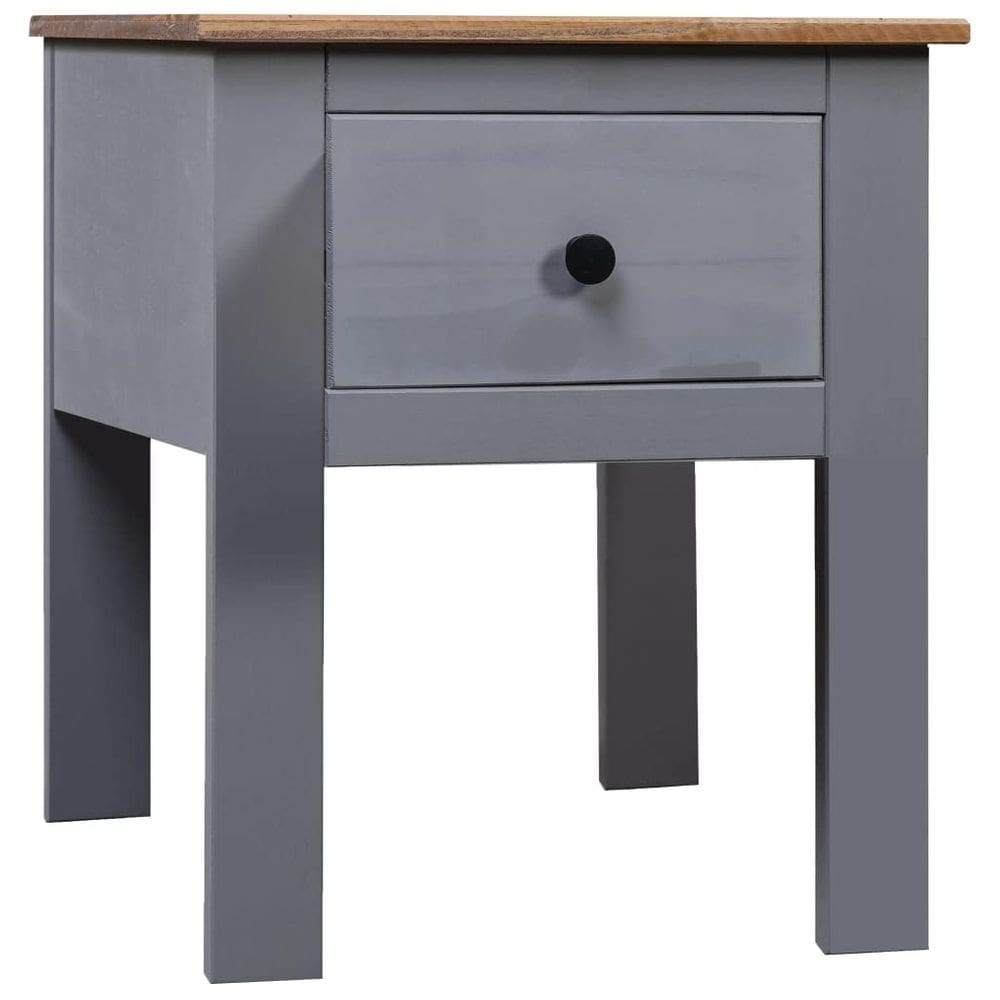 Armário de cabeceira vidaXL Modern Farmhouse Grey Pinewood