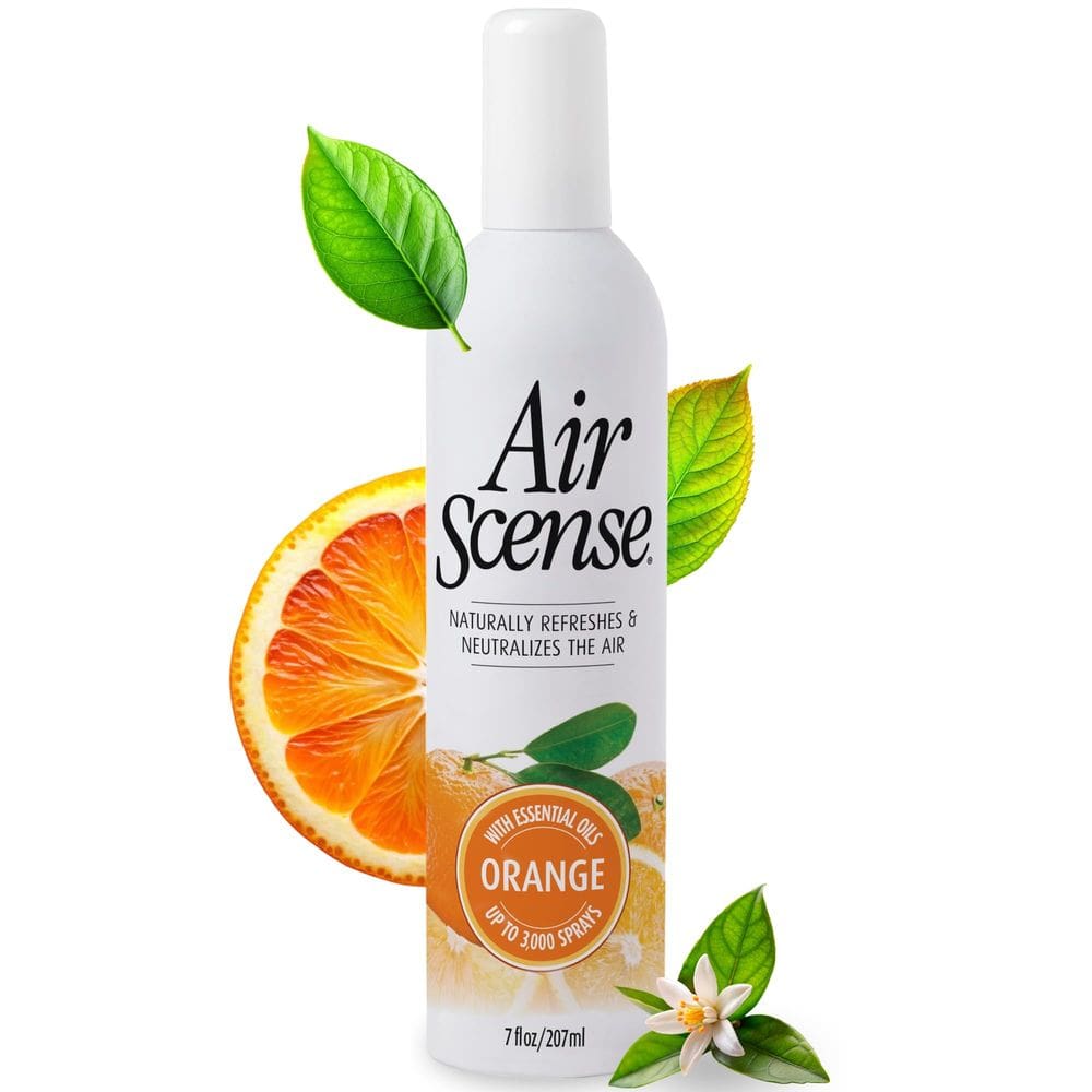 Purificador de ar, desodorizante, spray de ambiente, Air Scense, laranja natural