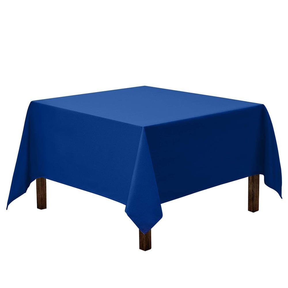 Toalha de mesa Gee Di Moda Square 132x132cm Poliéster azul royal