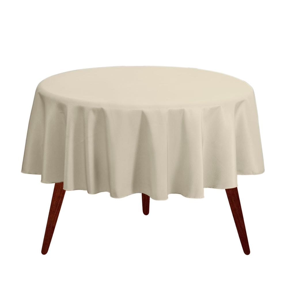 Toalha de mesa Gee Di Moda 108 polegadas Ivory para mesas de 122 a 183 cm
