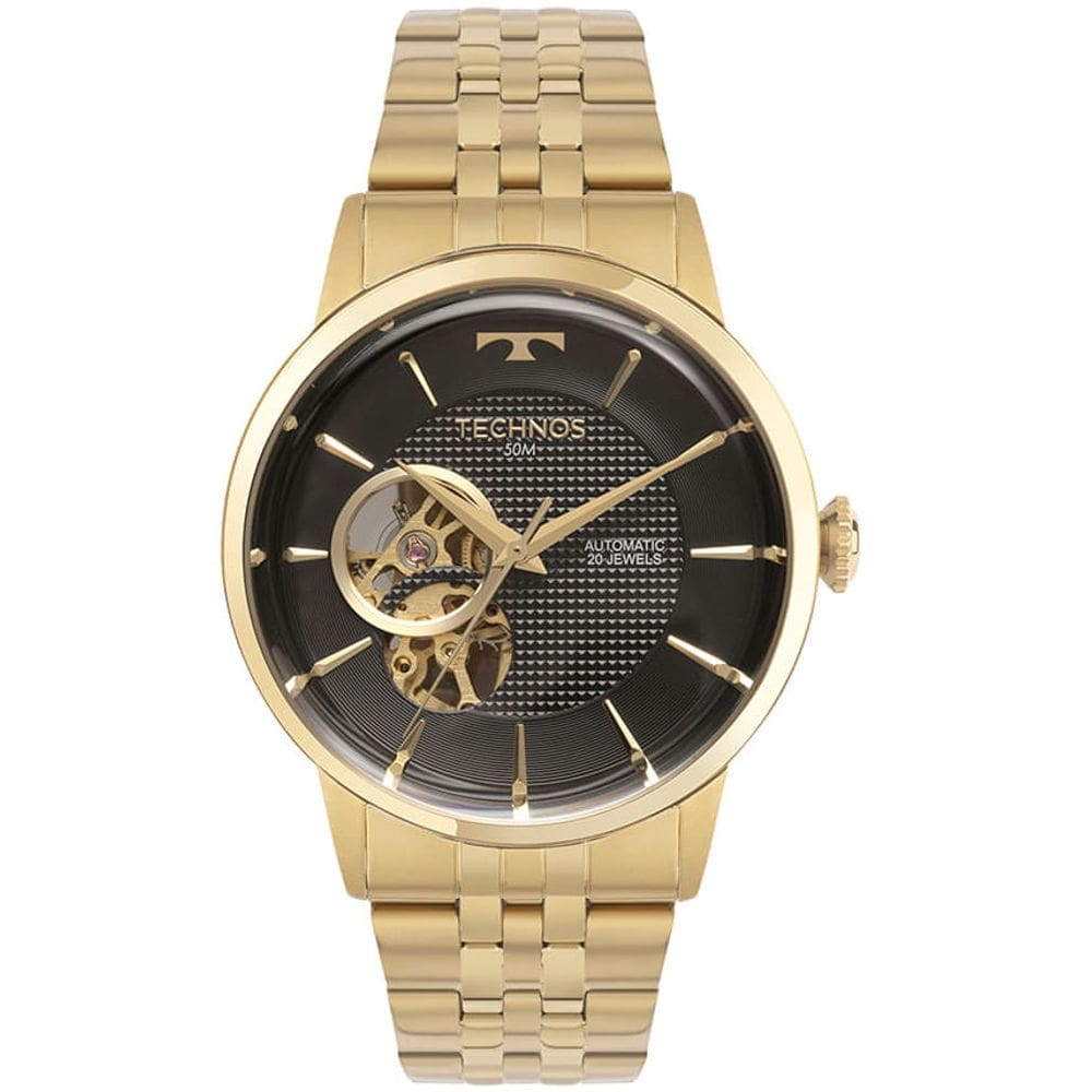 Relógio TECHNOS masculino automático mecânico G3265AU/1P