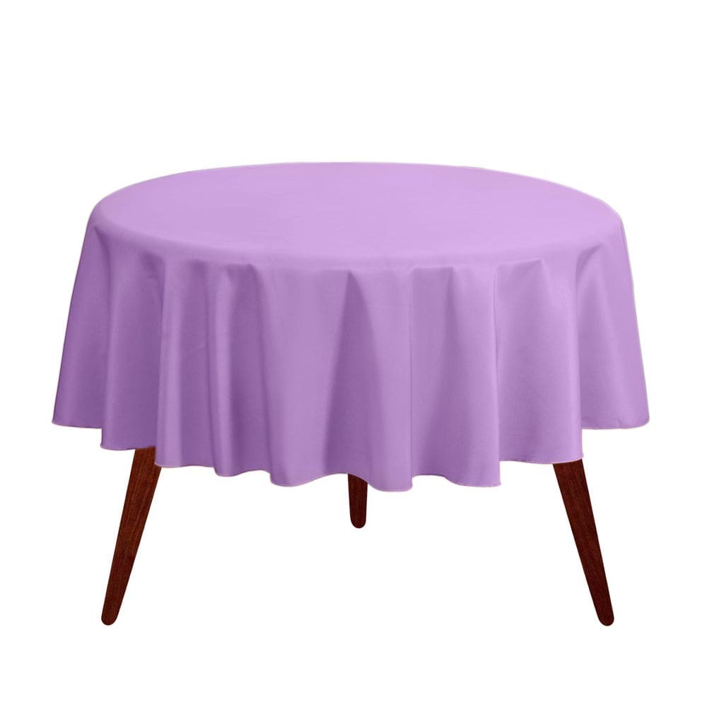 Toalha de mesa Gee Di Moda redonda Lavanda de 70 polegadas para 60-120 cm