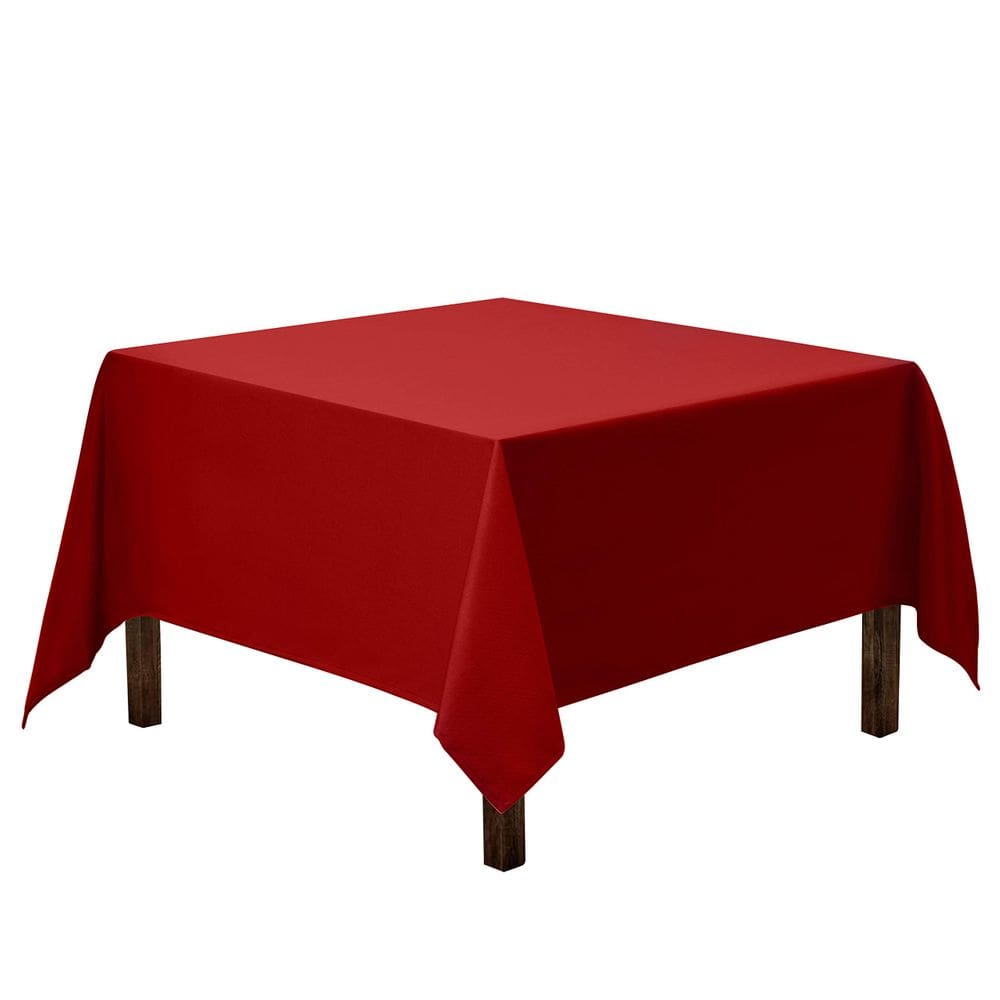 Toalha de mesa Gee Di Moda Square 132x132cm Vermelha Poliéster