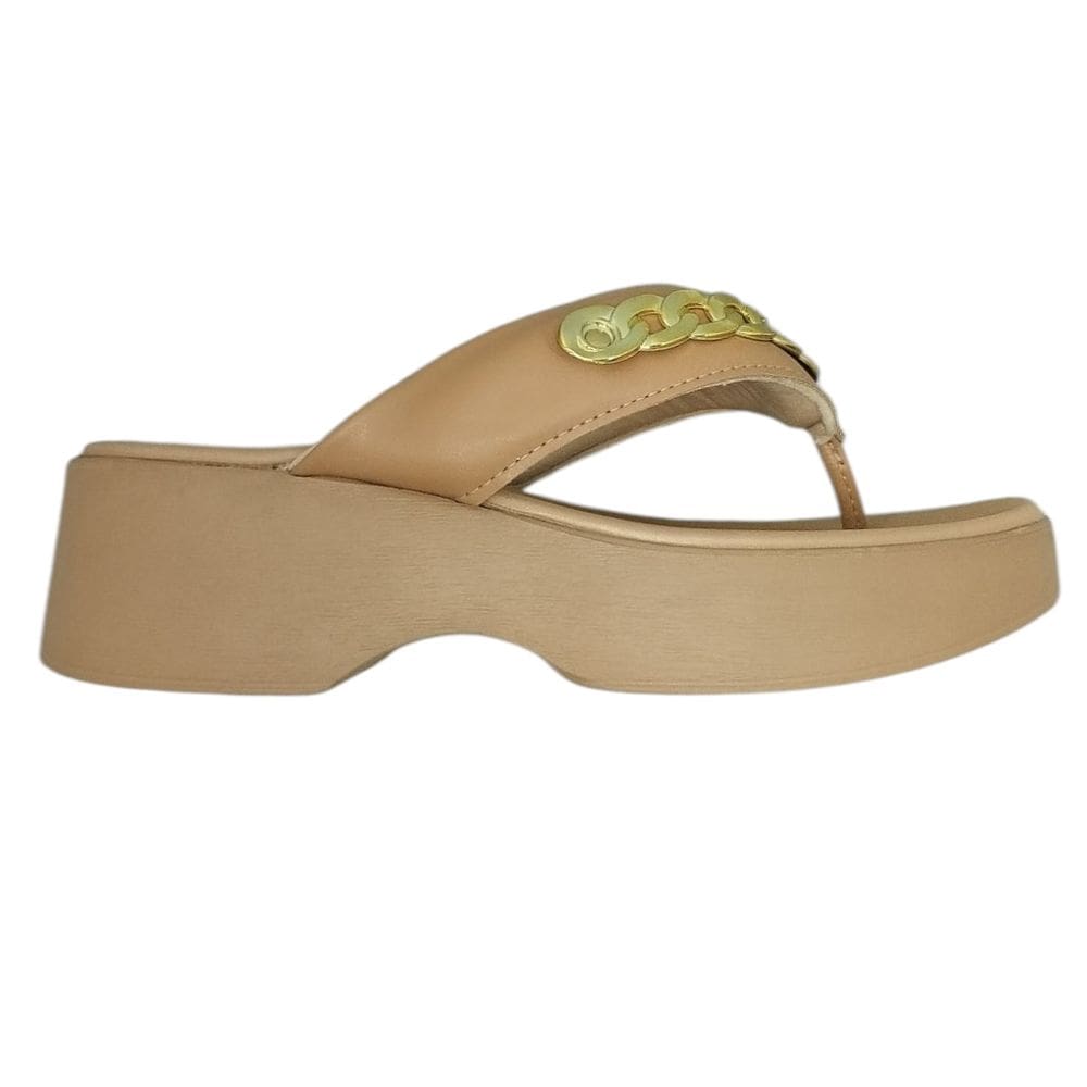 Tamanco Feminino De Dedo Moleca Corrente Conforto 5503.117