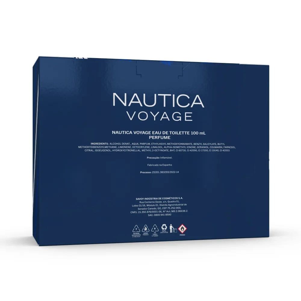 Kit Perfume Masculino Nautica Voyage + Nécessaire