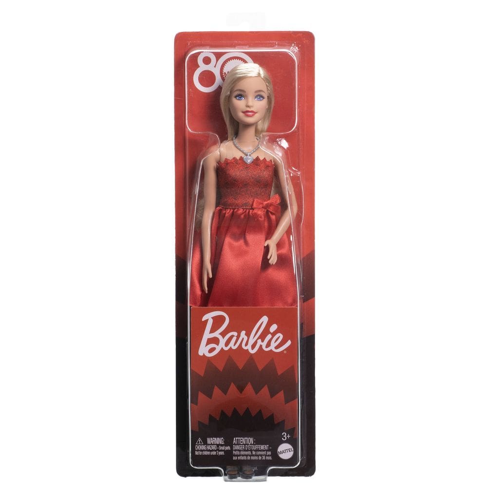 Barbie - Colecao 80 Anos - Vestido Vermelho Rubi MATTEL