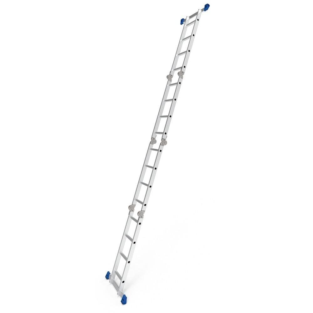 Escada de Alumínio Mor Extensível Multifuncional, 16 Degraus