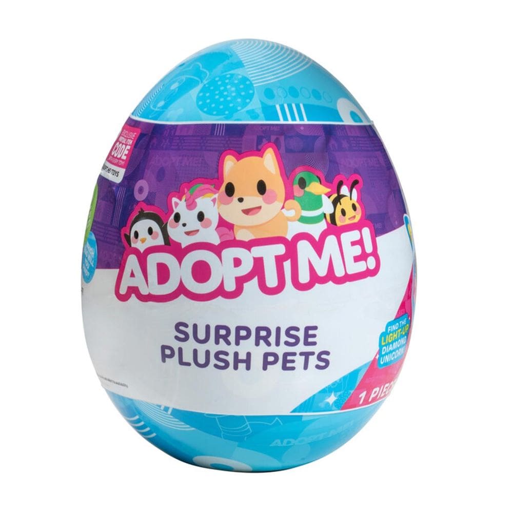 Ovo Surpresa Com Pelúcia De 12Cm - Adopt Me