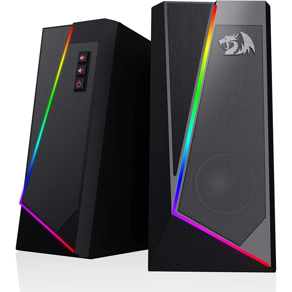 Caixa de Som Gamer Redragon Anvil GS520 USB P2 Auxiliar RGB