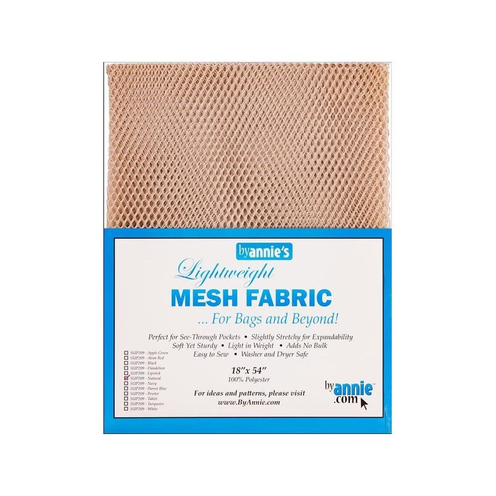 Tecido Annie SUP209-NATURAL Malha natural leve 45x137cm