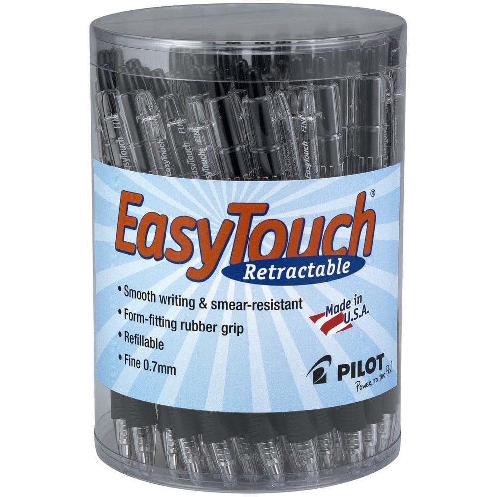 Canetas esferográficas PILOT EasyTouch recarregáveis Fine Point x36