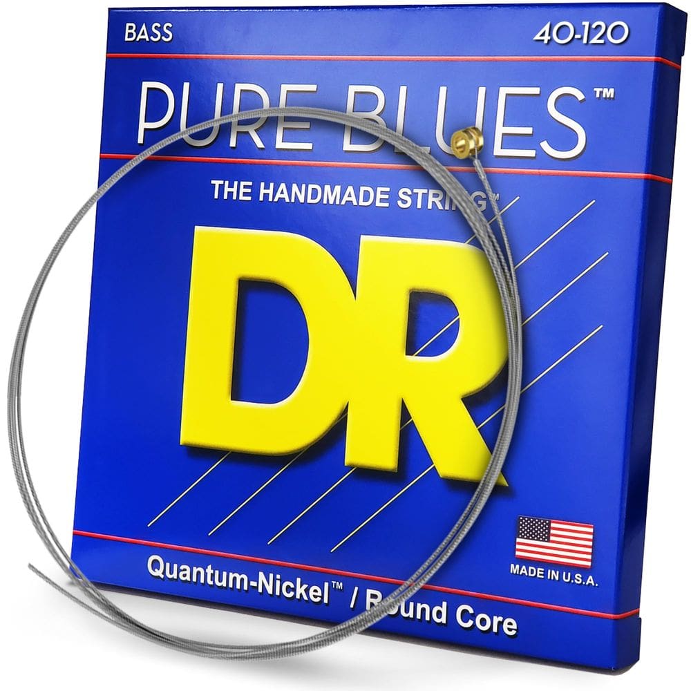 Cordas para baixo DR Strings PURE BLUES PB5-40