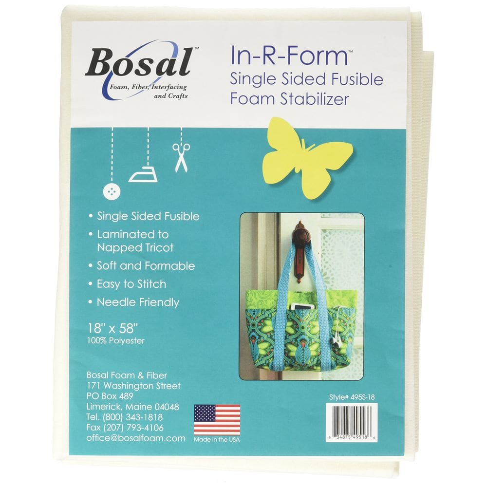Estabilizador de espuma Bosal R Form Sew in Fusible Stabilizer White