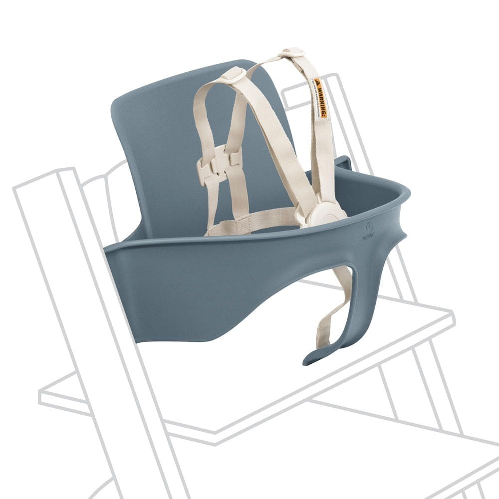 Cadeira alta Stokke Tripp Trapp Baby Set 2 Fjord Blue 6-36M