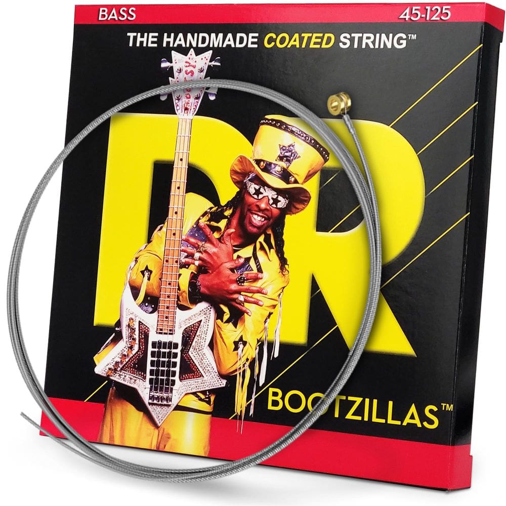 Cordas de baixo DR Strings Bootzillas Bootsy Collins 5 cordas
