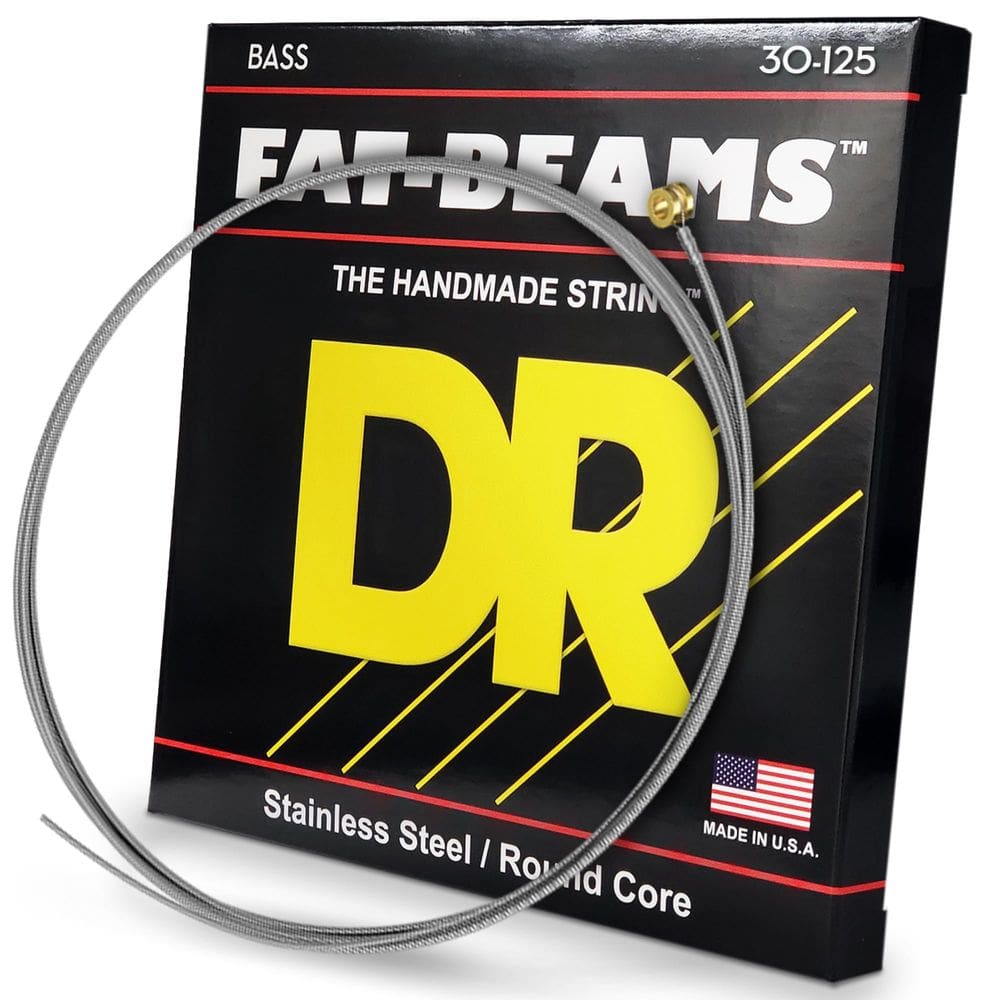 Cordas para baixo DR Strings FAT-BEAM FB6-30 Medium